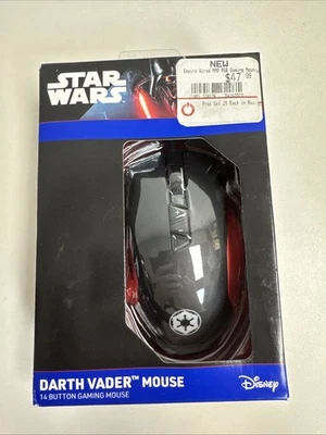 Star Wars Darth Vader 14 Button Wired Gaming Mouse NEW - Image 1 of 4