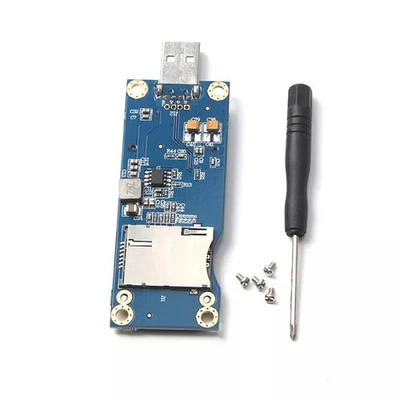 Mini PCI-E zu USB Adapter mit SIM-Kartensteckplatz für 3G 4G WWAN/LTE Modul - Bild 1 von 4