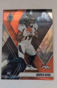 Panini Phoenix 2023 - Rookies Marvin Mims #113 naranja/99 (RC) - Imagen 1 de 3