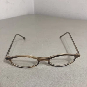 Ralph Lauren RL 640 Eyeglasses Brown Oval Frames 135 4RK Italy FRAMES ONLY  - Picture 1 of 7
