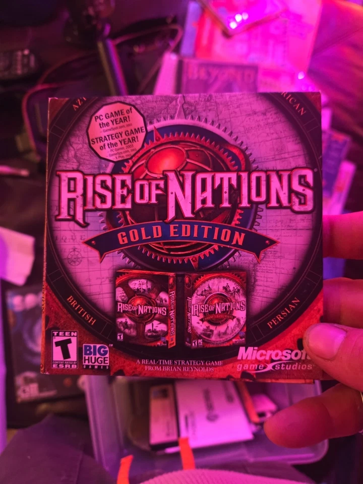 Rise of Nations: Gold Edition (Microsoft, 2004) 2 Disk PC Game With Product Key - Image 1 of 1