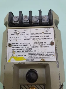 Transmisor de vibración Bentley 990-10-xx-03-00 tipo 410 - Imagen 1 de 7