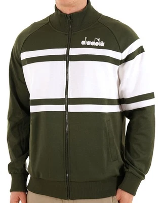 Diadora 80s Track Top Green Rifle - Image 1 of 4
