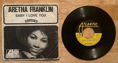 45 7" FRENCH SP ARETHA FRANKLIN BABY I LOVE YOU - Image 1 of 2