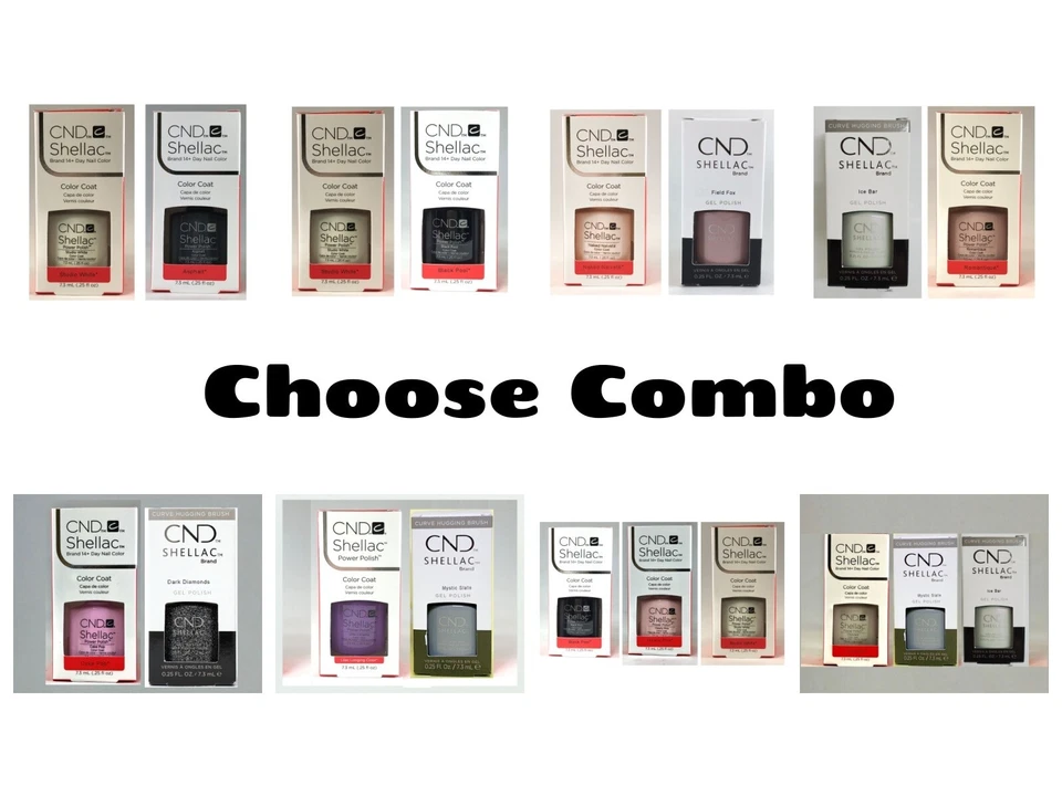 CND Shellac Power Polish Duos 0.25oz - Choose Combo - Image 1 of 1