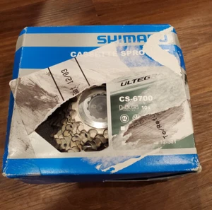 Cassette Shimano Ultegra CS-6700 - 10 velocidades, 12-25t, plateado - Imagen 1 de 2