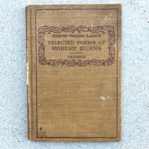 Vtg 1898 Selection From the Poems of Robert Burns Poetry Book American Book Co. - Picture 1 of 12