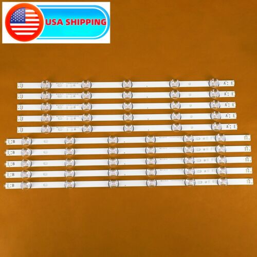 New 10pcs LED Strips for LG 55LF6090-UB 55LF6100-UA 55LH5750-UB 55LY340C-UA