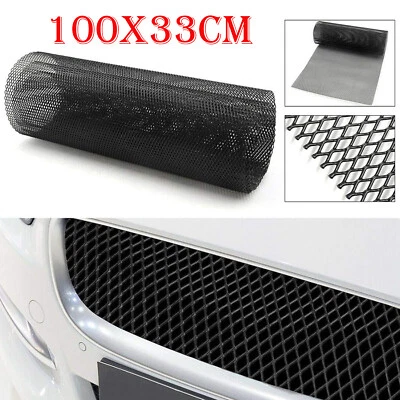 100×33cm Schwarz Renngitter Alu Racing Gitter Auto Tuning Renngitter Streckgitte - Bild 1 von 4