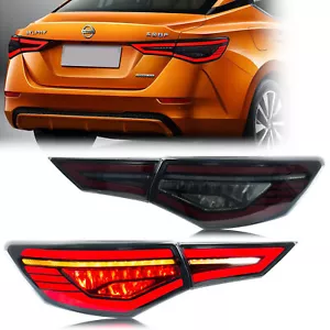 LED Sequential Tail Lights For Nissan Sentra 2020-2025 Animation Rear Lamps - Picture 1 of 5