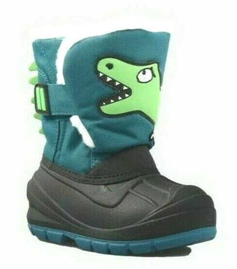 Cat & Jack Toddler Boys' Green Huxley Dinosaur Water Resistant Winter -10F Boots - Image 1 of 1