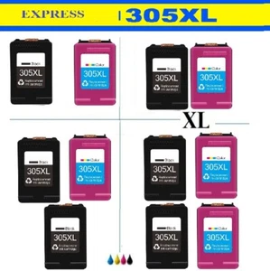 Cartouches d'encre compatibles pour HP Deskjet 1210 1212 1255 305 305XL 48H - Zdjęcie 1 z 6