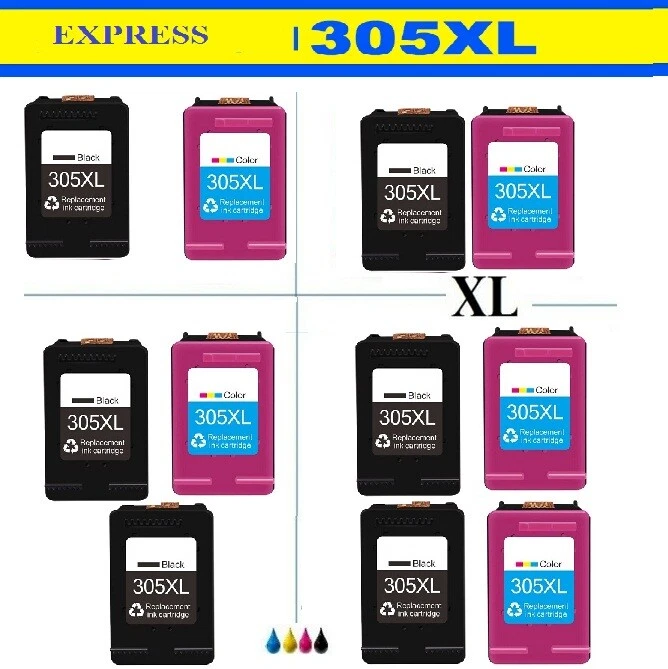 Compatible Ink Cartridges for HP Deskjet 1210 1212 1255 305 305XL 48H - Image 1 of 1