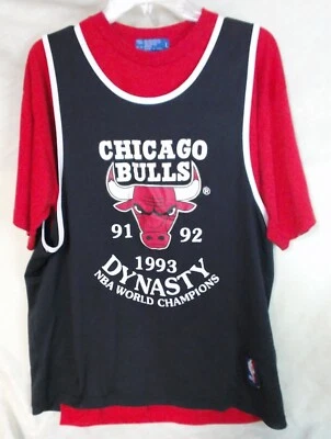 Vintage Chicago Bulls Starter Jersey Shirt Mens Size Large 90s - Image 1 of 4