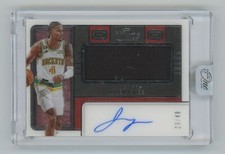 2022-23 Panini One and One Basketball RC Blue Jumbo Jersey Auto Jalen Green /49