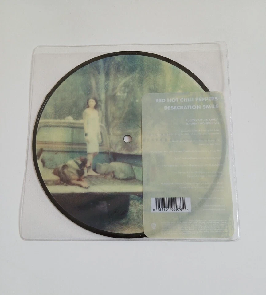 RED HOT CHILI PEPPERS DESECRATION SMILE VINYL 7" SINGLE PICTURE DISC WARNER 2007 Foto 1 de 1