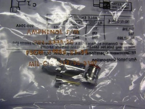 1 Mil-Spec Amphenol 39012/55-3107 SMA gerader Stecker flexibles Kabel, Klemmtyp - Bild 1 von 1