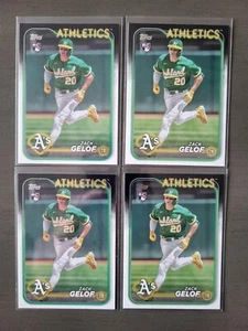 2024 Topps Series 1 Zack Gelof Rookie Cards RC #166 Lot Of (4) A’s - Bild 1 von 1
