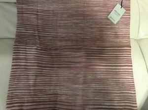 West Elm Silk Ombre Striations Pillow Cover NWT! 24x24 Pink Stone - Picture 1 of 1