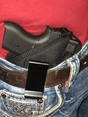 Concealed Carry IWB Gun Holster For Smith & Wesson M&P Shield 9mm & 40 Cal - Image 1 of 2