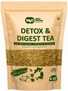 Detox and Digest CCF Tea with Ginger, Turmeric and Licorice Tea 8 Ounces - Picture 1 of 9