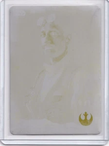 2016 Topp Star Wars Rogue One Serie 1 gelbe Druckplatte Karte #4 - Bild 1 von 2