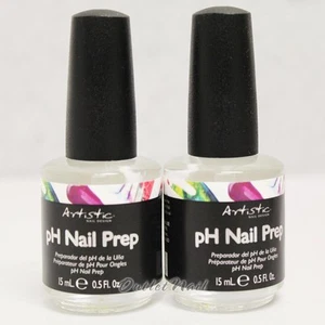 LOT 2 Artistic Nail Design Color Gloss pH Nail Prep (pH Bond) 03203 Primer 0.5oz - Picture 1 of 1
