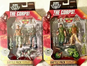 The Corps Global Fighting Force 2 Figuren Sammlung mit Spezialfahrzeug - Bild 1 von 7