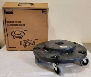 Rubbermaid • Brute Dolly • For 20-55 Gallon Trash Containers • FG264000BLA • New - Picture 1 of 8