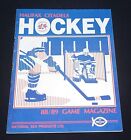 Halifax Citadels 1988-89 AHL Season Game Program vs. Fredericton Canadiens