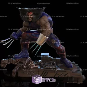 WOLVERINE X-MEN ACTION FIGURE Kit resina 3D 1:6! UNPAINTED - Foto 1 di 6