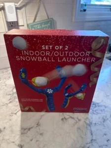 Nuevo Juego de 2 Lanzadores de Bolas de Nieve Interior Exterior Tipo Honda - Imagen 1 de 3