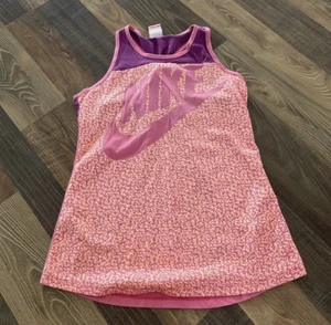 Nike Girls Youth XL Purple Sleeveless Racerback Tank Top 811571-604 - Picture 1 of 11