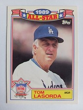 1990 Topps Baseball TOM LASORDA 1989 All-Star Game #1 Of 22 L.A. Dodgers