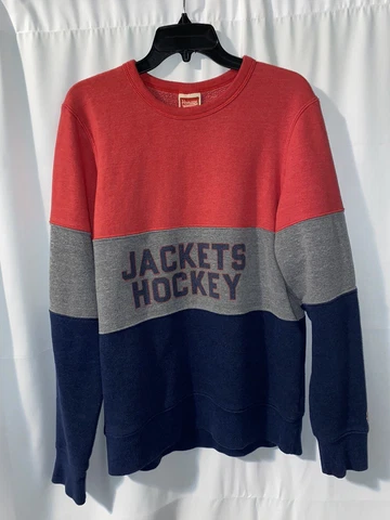 Homage Columbus Blue Jackets Hockey Sweatshirt Medium Cover