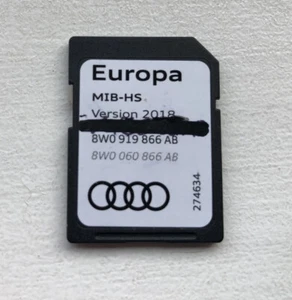 Genuine Audi Satellite Navigation Sat Nav 2018 MIB-HS SD Europe 8W0919866AB - Picture 1 of 2