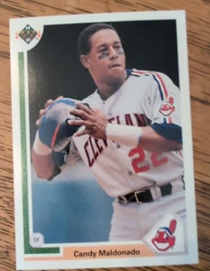 Candy Maldonado Cleveland Indians 1991 Upper Deck Baseball Card #138 MINT - Bild 1 von 2