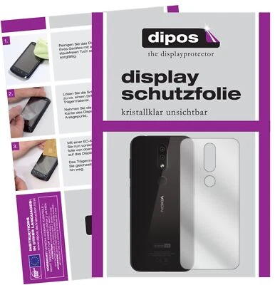 6x Protector Pantalla para Nokia 4.2 Protección Trasera Cristal Transparente Dipos Foto 1 de 4