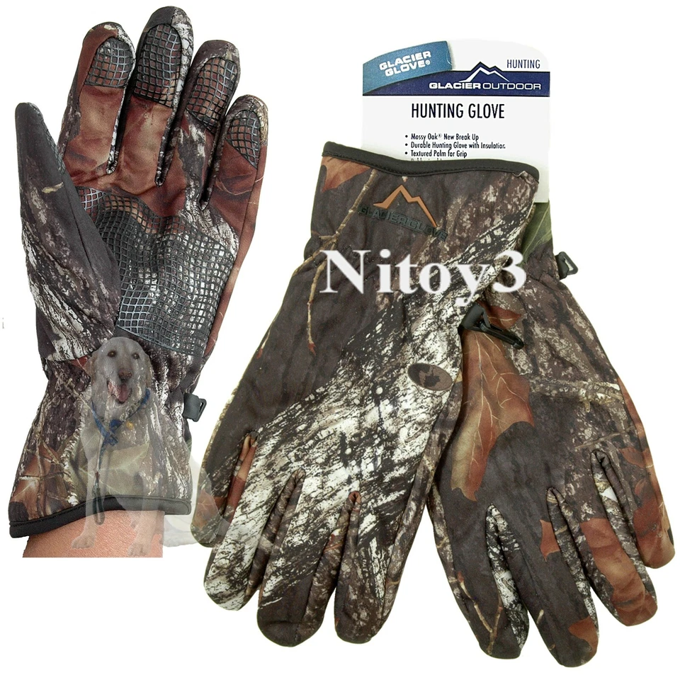 Glacier Glove 722 Hybrid Camo Hunting-Shooting Gloves Men Large(girth): 8.25-9” - Image 1 of 1