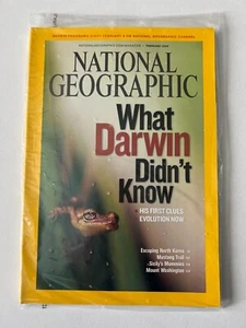 DARWIN EVOLUTION February 2009 NATIONAL GEOGRAPHIC MAGAZINE * PARTIALLY SEALED - Imagen 1 de 3