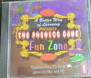 The Phonics Game Fun Zone PC/Mac CD-ROM Better Way Learn 1998 for Windows 95/98 - Picture 1 of 1