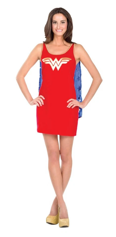 Adult Wonder Woman Tank Dress Women Costume  Womens Super Hero Costumes  - Photo 1/1