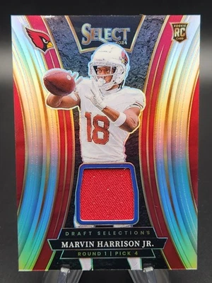 Parche Marvin Harrison Jr. 2024 Panini Select Draft Selections Rookie Silver/149 Foto 1 de 2