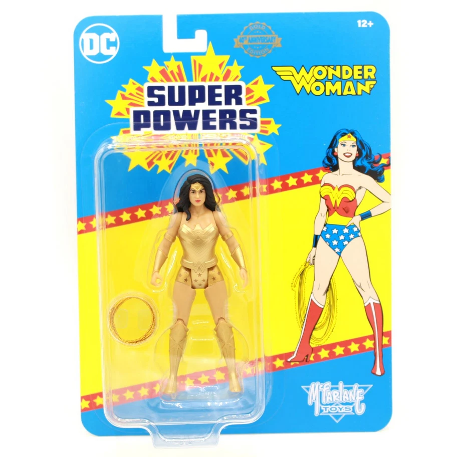 DC Super Powers Wonder Woman Oro 40 Aniversario por McFarlane Toys (2024) Foto 1 de 1