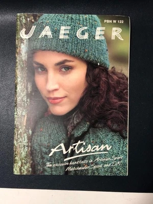 Vintage Jaeger Knitting Pattern Book PBN W122 Artisan – Ten Exclusive Handknits - Image 1 of 2