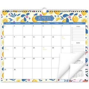 Wall Calendar 2025-2026, School Year Calendar from Jun. 2025 to Dec. 2026, 19... - Picture 1 of 7