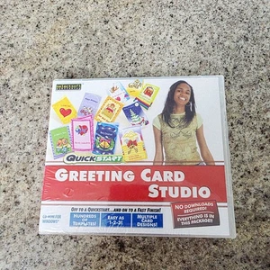 CD-ROM de estudio de tarjeta de felicitación de inicio rápido para Windows de Selectsoft nuevo sellado - Imagen 1 de 6