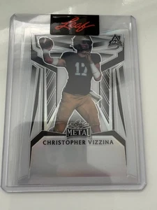 CHRISTOPHER VIZZINA 2022 Leaf Metal Pre-Production PROOF 1/1 - Picture 1 of 2