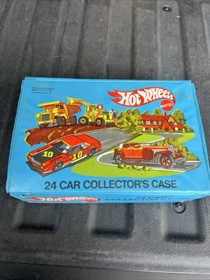 Vtg.  1980 Hot Wheels 24 Car Collector's Case No. 8227 Mattel W/ Many 70s Cars. - Image 1 of 4