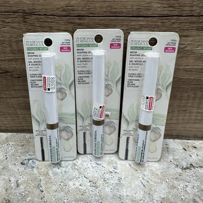 Physicians Formula Organic Wear Brow Shaping Gel Soft Brown Color NEW - Image 1 of 4